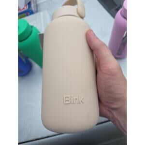 Bink 27 Oz. Day Water Bottle Flip Cap Latte